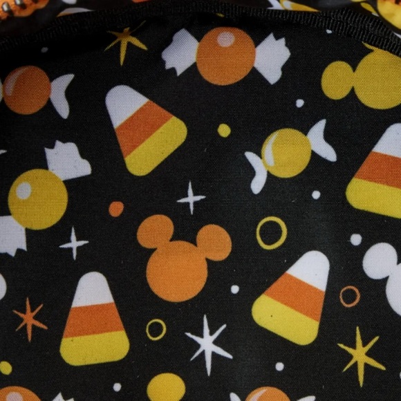 Loungefly Disney Halloween Minnie Backpack - Black, Orange, White main image 5